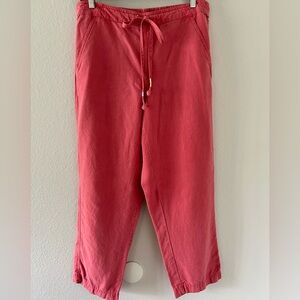 J. Crew Linen Blend Drawstring Pants